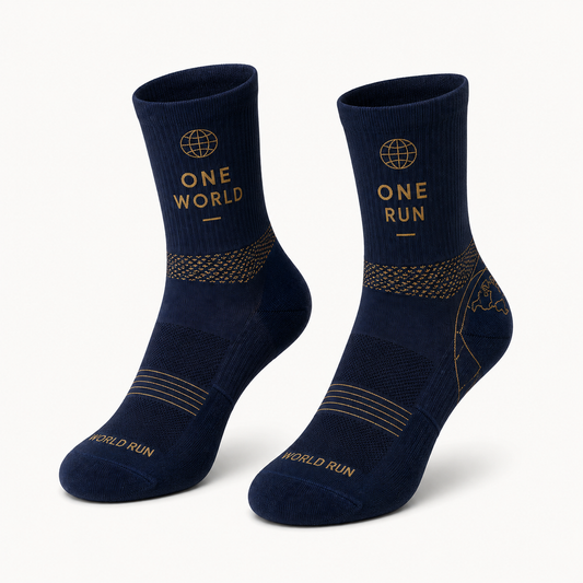 World Run Premium Performance Running Socks