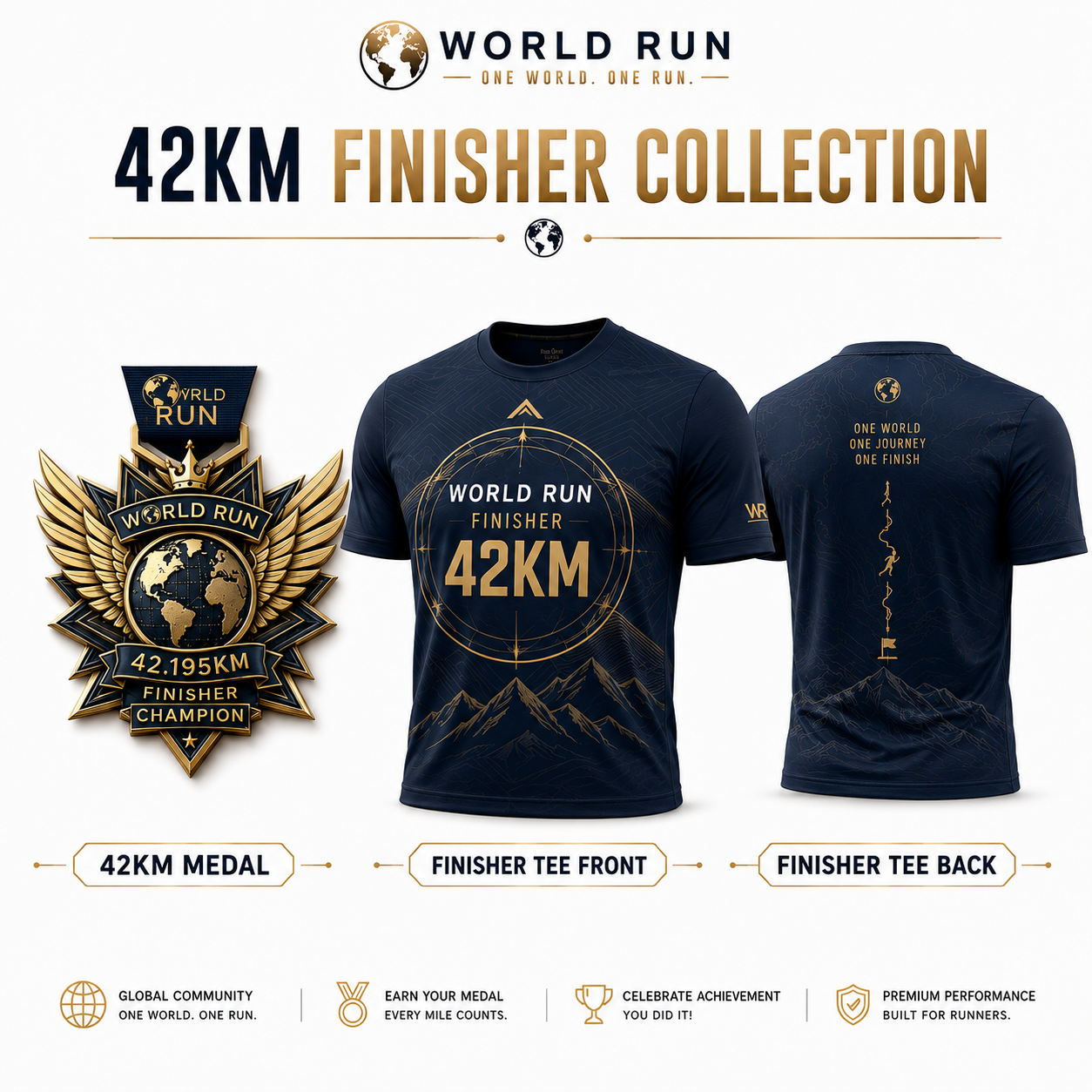 World Run 2026 — 42KM Marathon Virtual Challenge