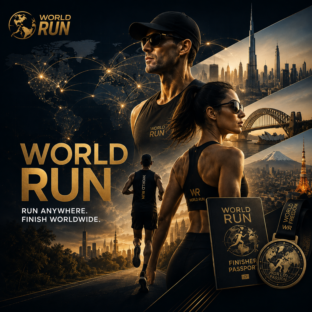 World Run global virtual running challenge